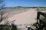 Cock Rock in Croyde, Devon, South West England